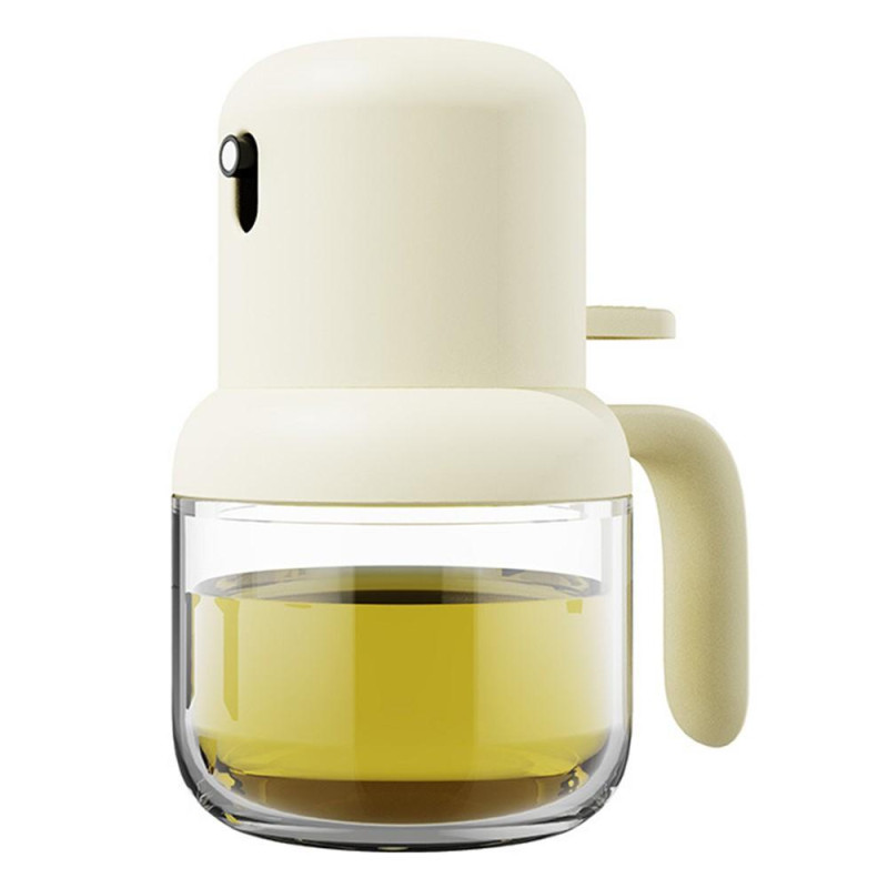 180ml Kitchen Barbecue Glass Oil Bottle Press Type Oil Atomizing Spray Bottle