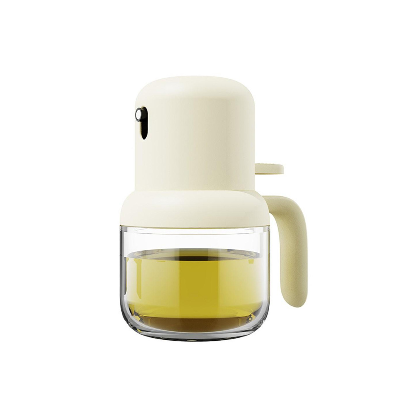 180ml Kitchen Barbecue Glass Oil Bottle Press Type Oil Atomizing Spray Bottle