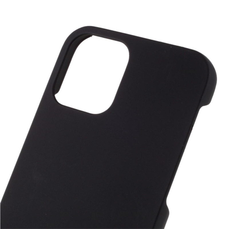 Rubberized Hard PC Case Protective Shell for iPhone 12 Pro Max - Black