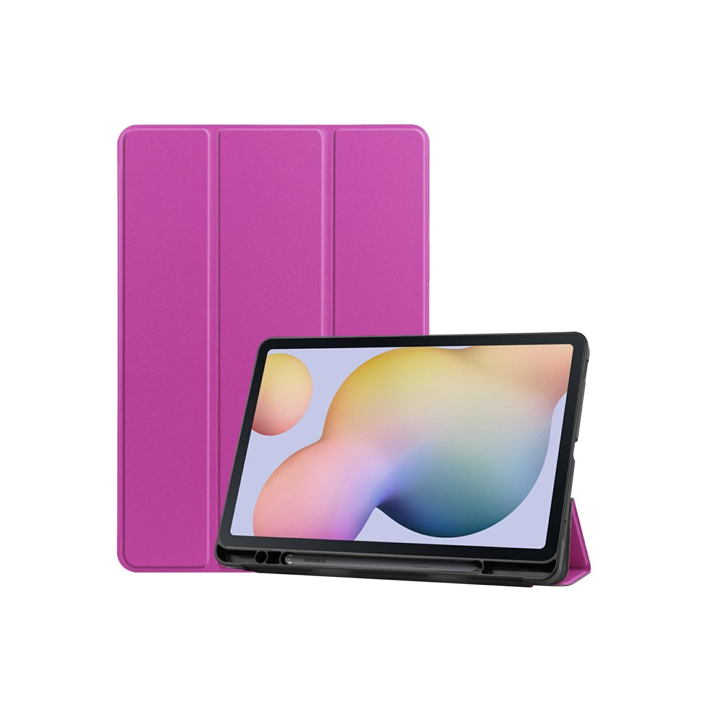 Tri - fold Stand Smart Suojakuori - Samsung Galaxy Tab S7 / S8