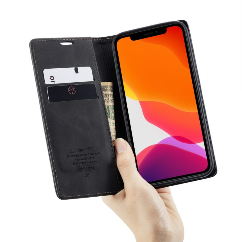 CASEME Retro lompakkokotelo iPhone 12 Pro Maxille