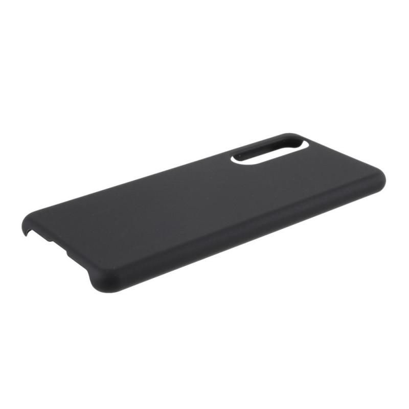 Rubberized Hard Plastic Cover for Sony Xperia 5 II - Black