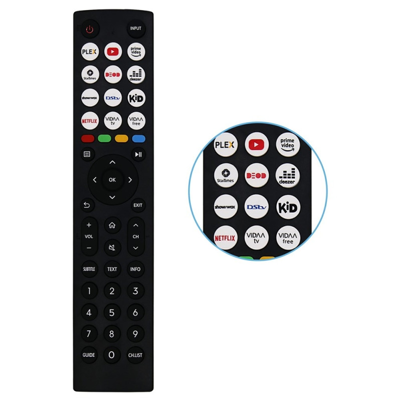 Remote Control Replacement EN2J36H For Hisense TV
