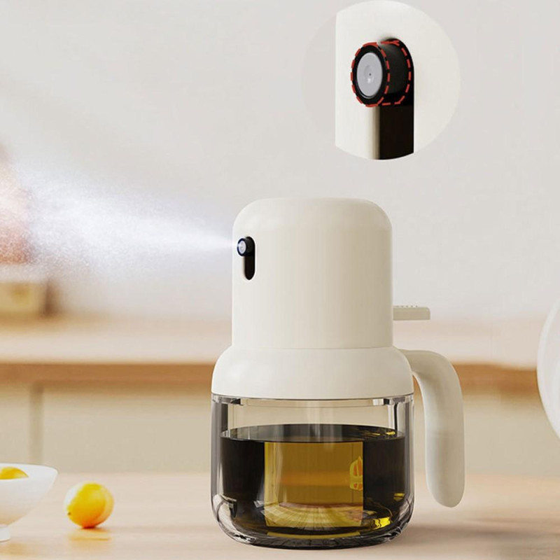 180 ml kjøkkengrill Glassoljeflaske Eddiksprayflaske