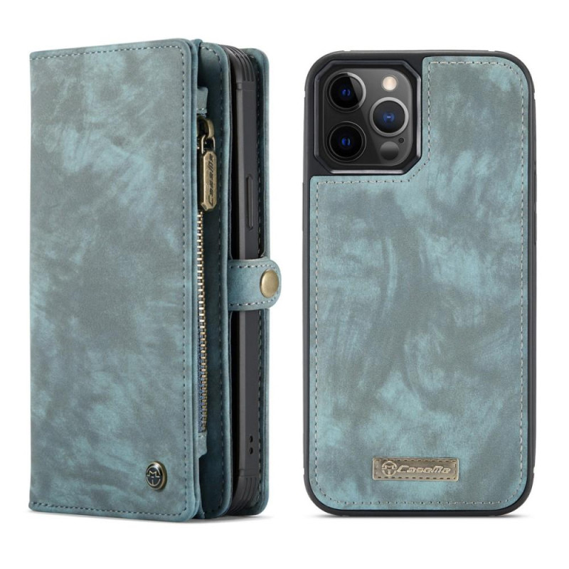 CASEME iPhone 12 Pro Max 2 - in - 1 Wallet Phone Shell Sininen