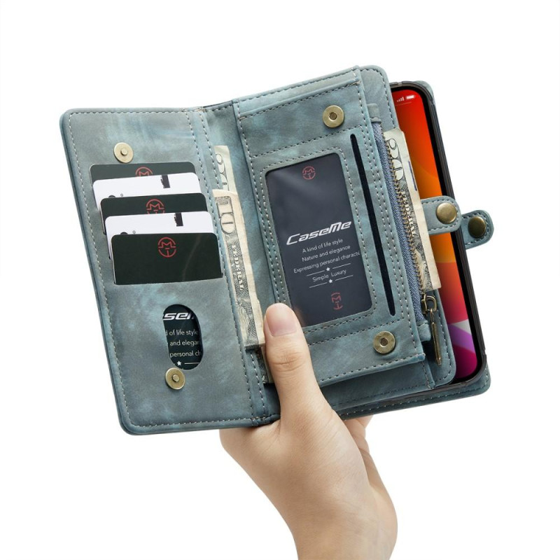 CASEME iPhone 12 Pro Max 2 - in - 1 Wallet Phone Shell Blue