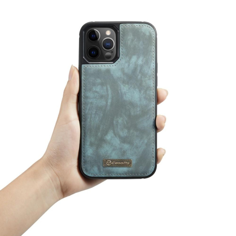 CASEME iPhone 12 Pro Max Retro Lommebok - cover - Blå