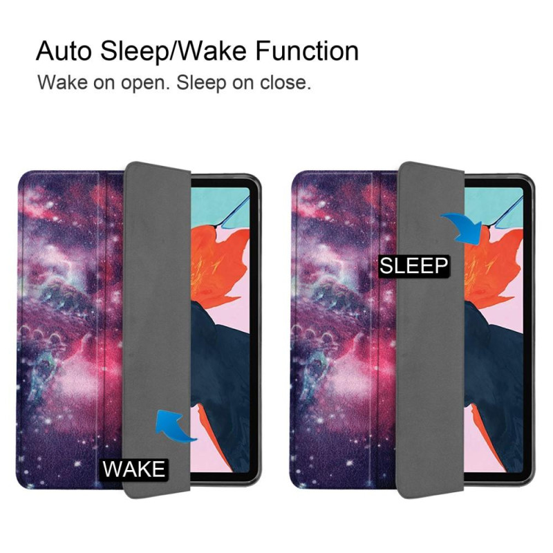 Apple iPad Air (2020) (2022) Tri - fold Stand Tablet Case - Space