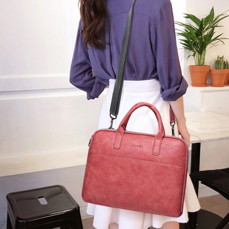 Laptoptaske Bærbar Computer beskyttende J.QMEI med Skulderrem