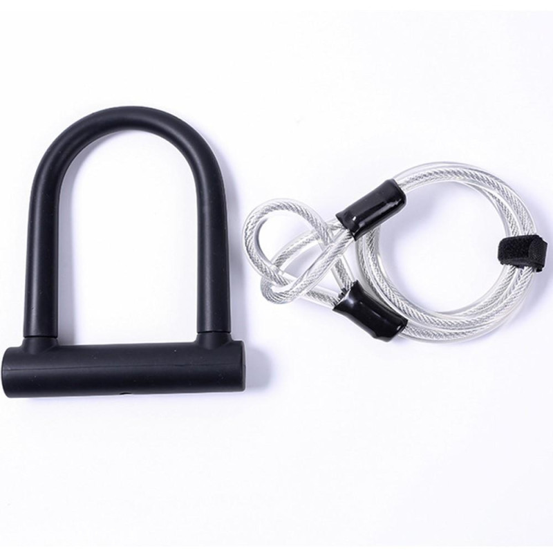 Lock Anti - theft Bicycle Motorcycle Scooter with Security Cable