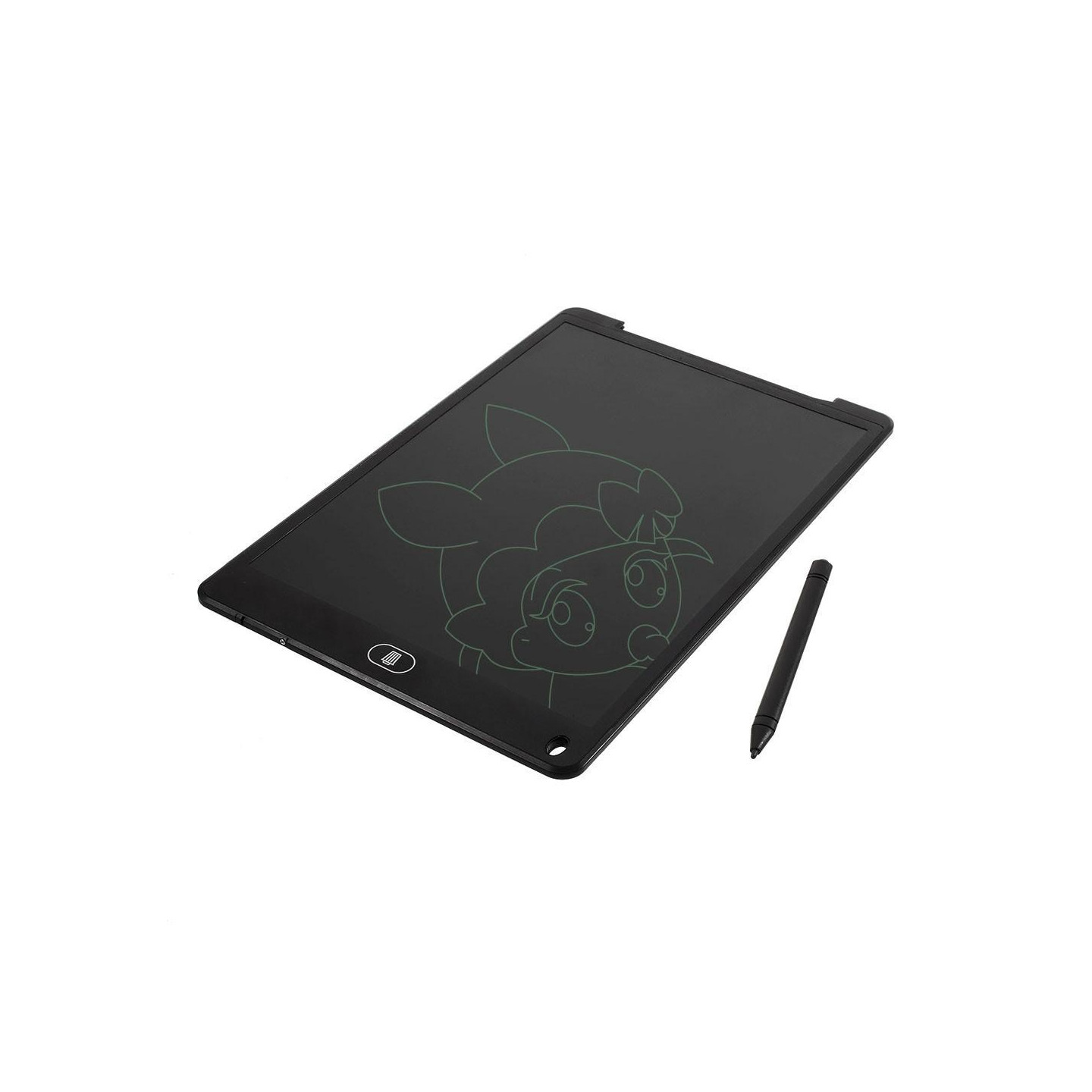 12 Inch LCD Writing Tablet Pad Digital Drawing Tablet - Black