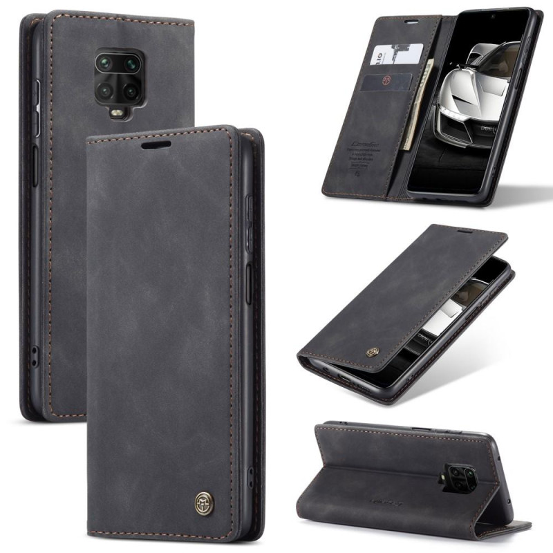 CASEME Retro tegnebog taske til Xiaomi Redmi Note 9 Pro