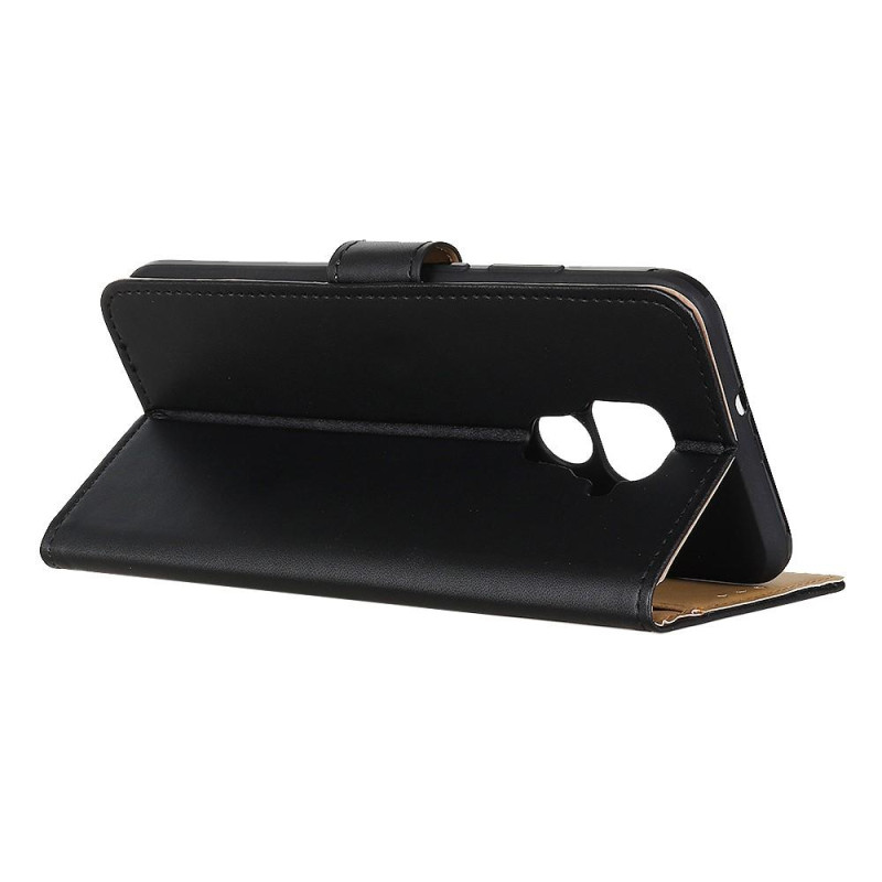 Wallet Stand Mobile Phone Case for Xiaomi Redmi Note 9 - Black