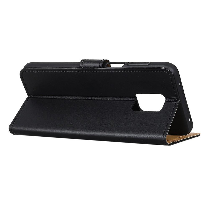 Wallet Stand Mobile Phone Case for Xiaomi Redmi Note 9 Pro - Black