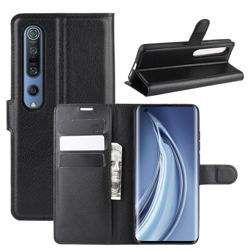Litchi Wallet Stand Case for Xiaomi Mi 10 / Mi 10 Pro