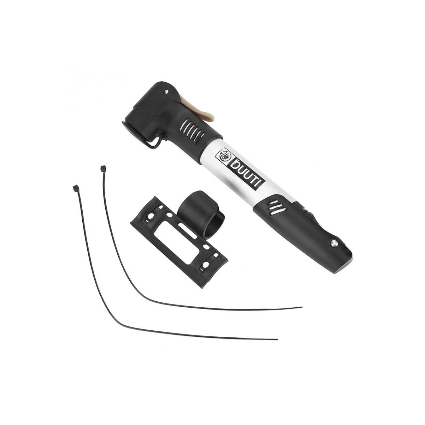 DUUTI bærbar luftpumpe sykkelpumpe for sykkeldekk med holder