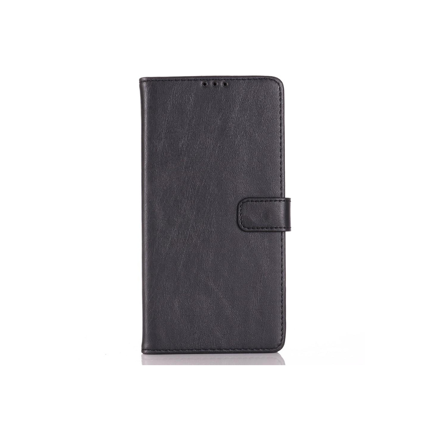 Retro Wallet Stand Case for Huawei P40 Lite - Black