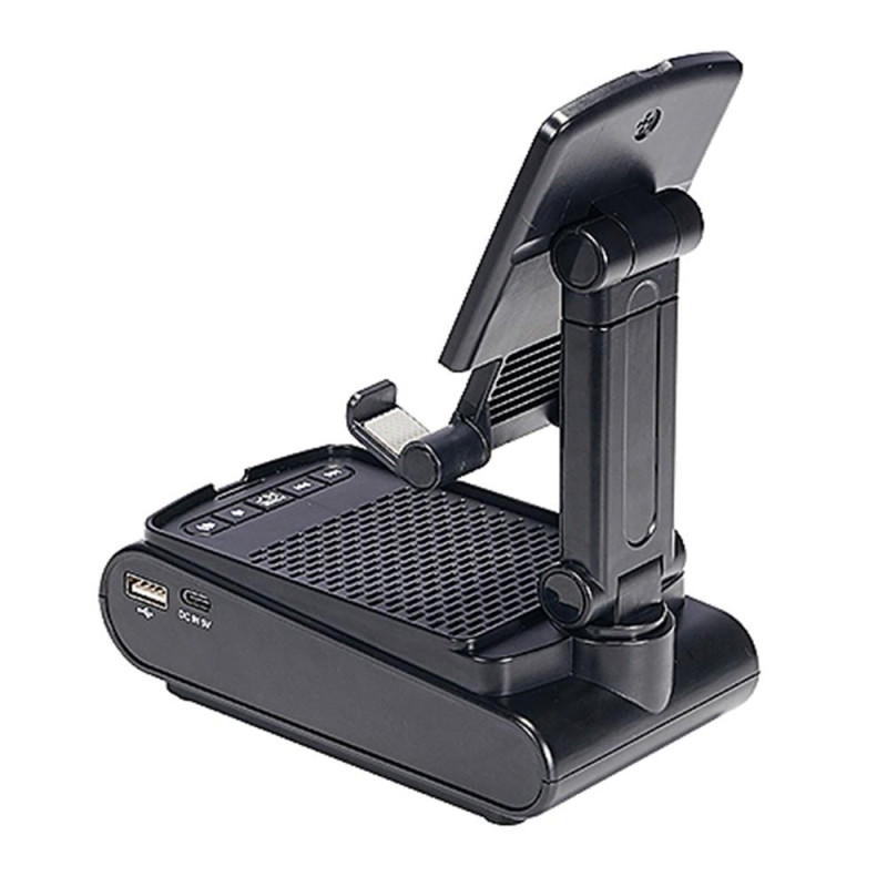 Mobiltelefonholder Bluetooth høyttaler Sammenleggbar bærbar