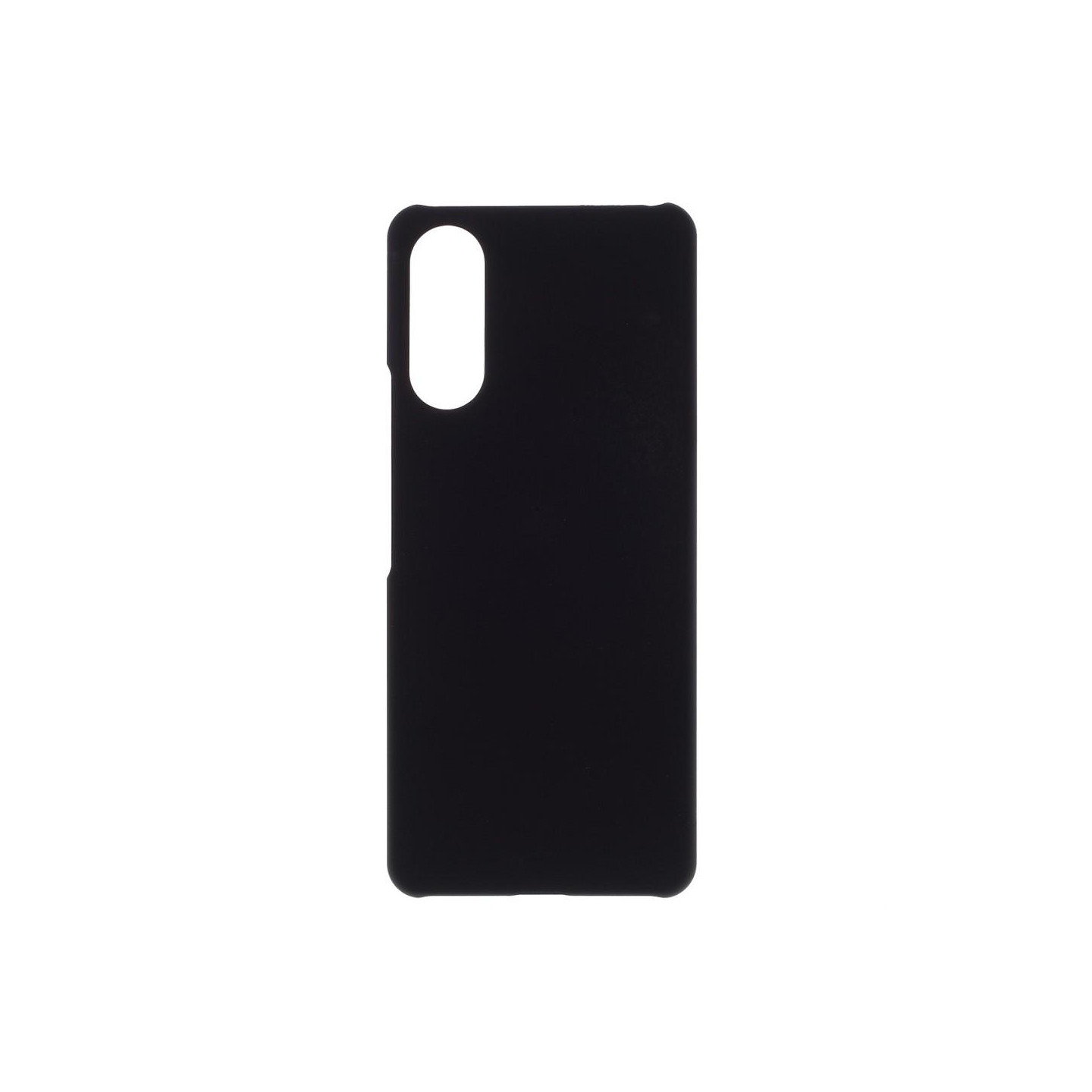 Rubberized Hard Plastic Case for Sony Xperia 1 II - Black