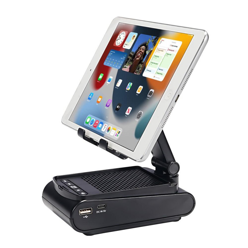 Mobile Phone Holder Bluetooth Speaker Folding Portable Speaker