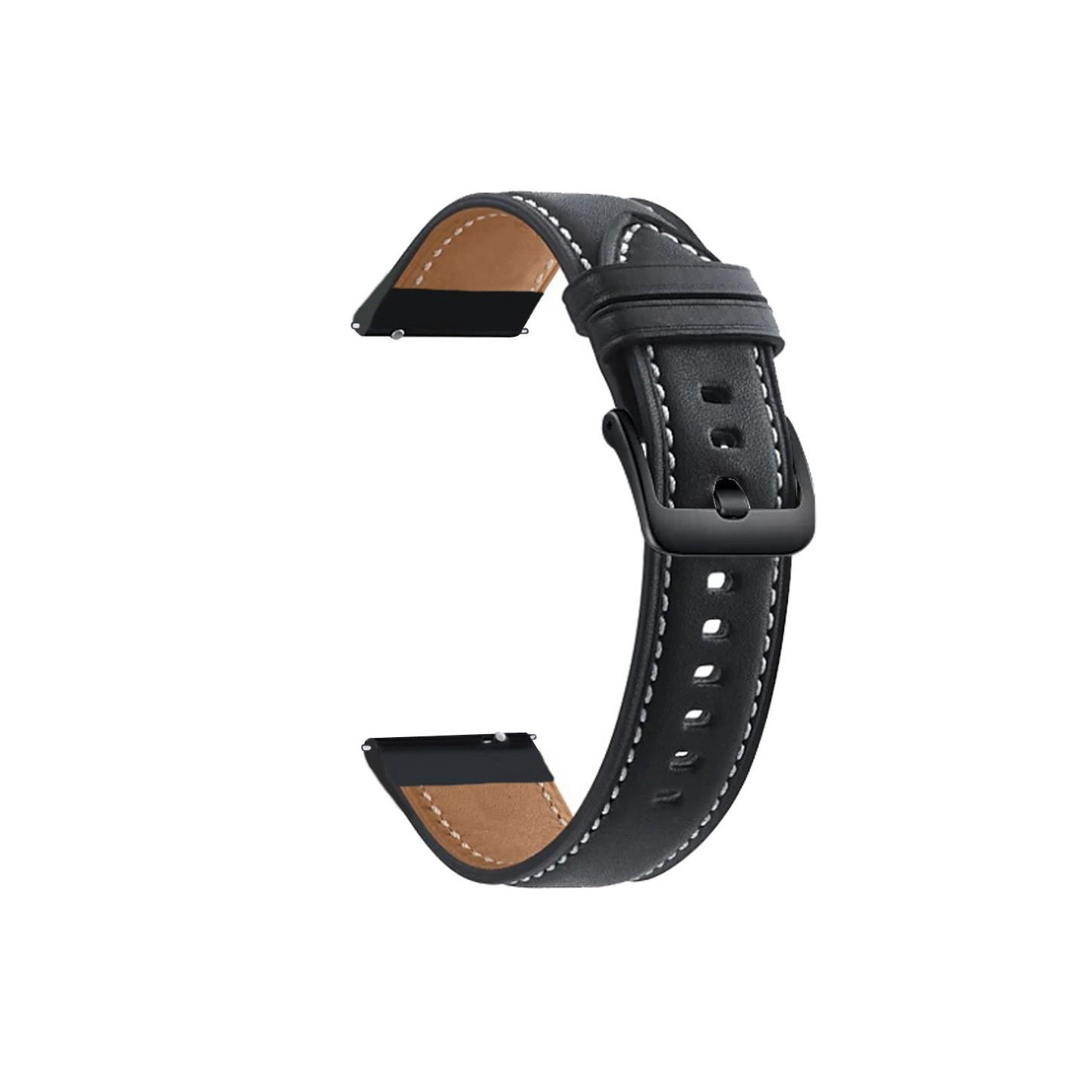 22mm nahkakellon rannehihna Samsung Galaxy Watch3 45mm