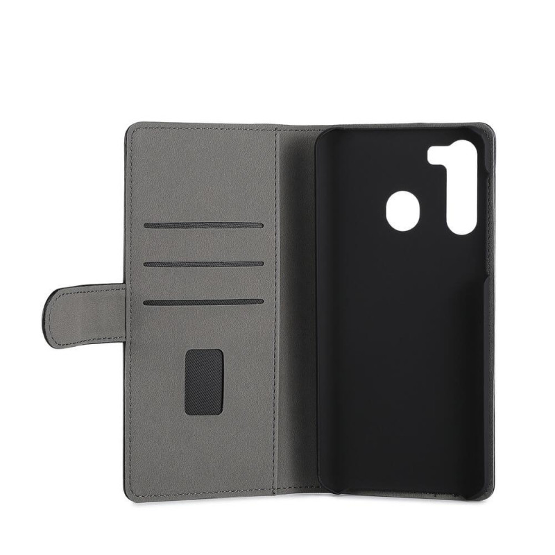 GEAR Walletsuojakuori Musta - Samsung Galaxy A21