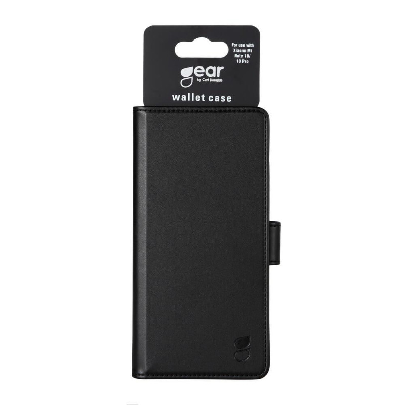 GEAR Lommebok - cover Sort til Xiaomi Mi Note 10/Note 10 Pro