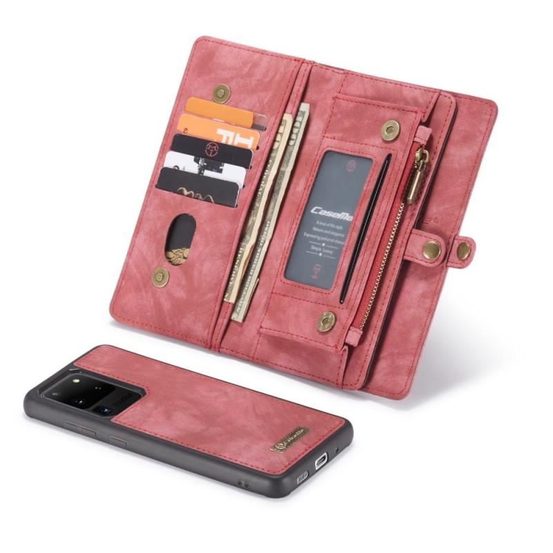 Samsung Galaxy S20 Ultra CASEME Aftagelig 2 - i - 1 etui - Rød